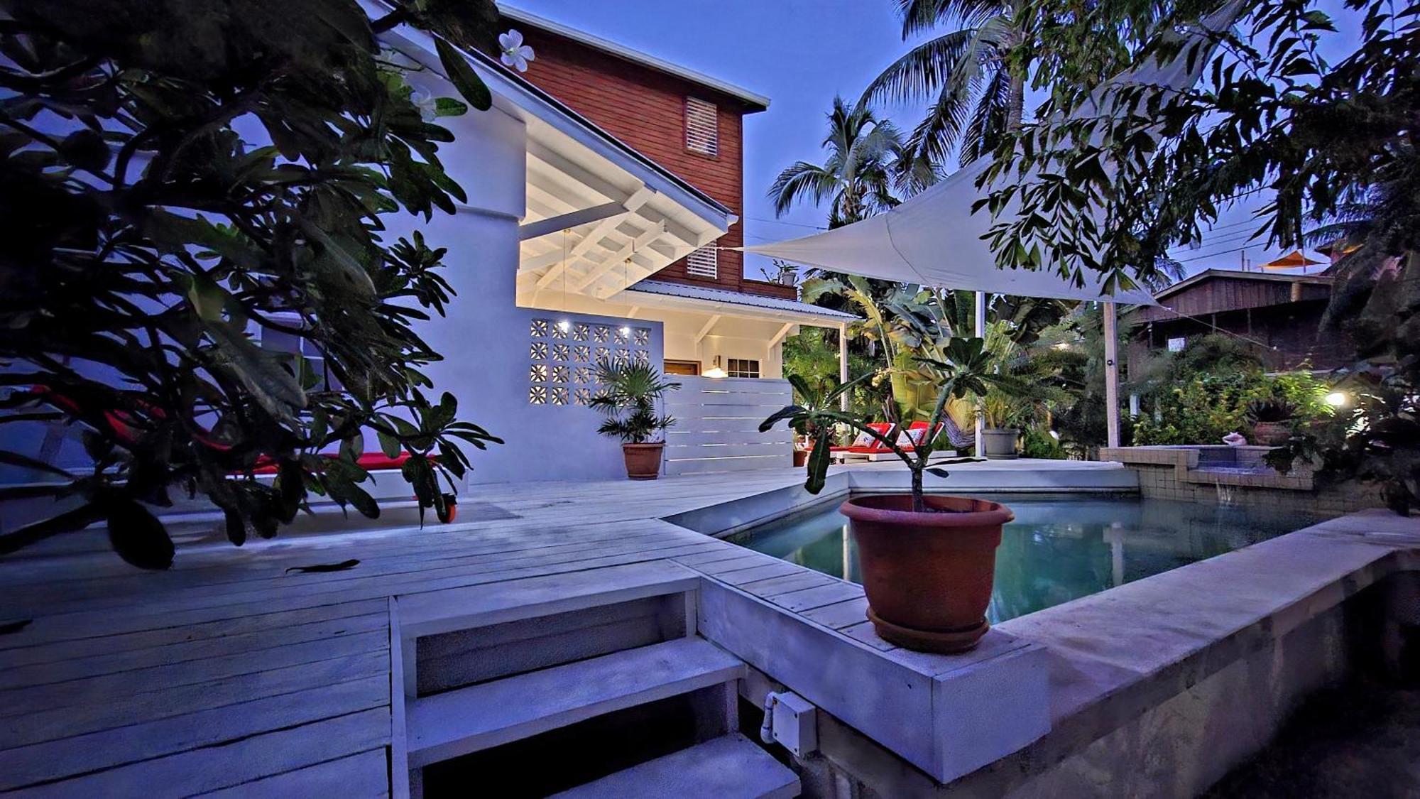 Amanda'S Place Casa Amancer - Sea View, Pool And Tropical Garden Caye Caulker Ngoại thất bức ảnh